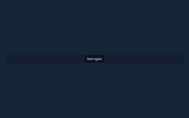 Number Recall playing interface